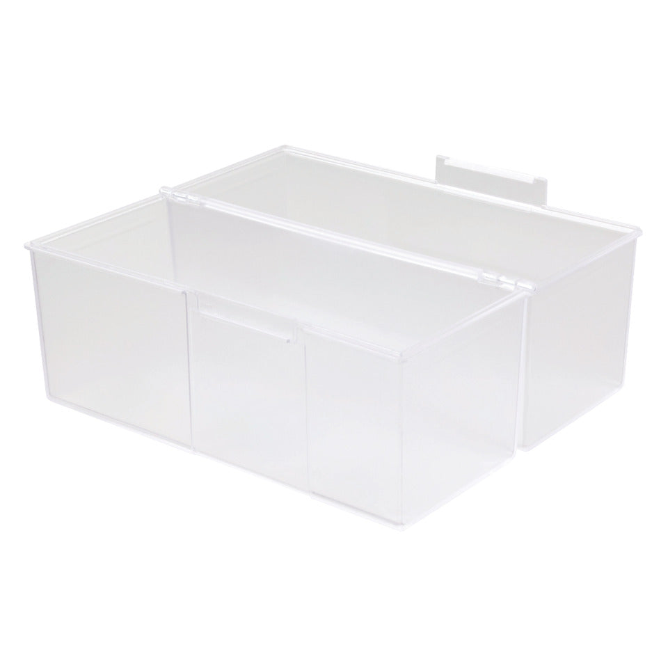 Karteibox DIN A5 quer, max 500 Karten m. Stahlscharnier, transluzent-klar HAN 975-63D HAN 975-63 f.450Kart.