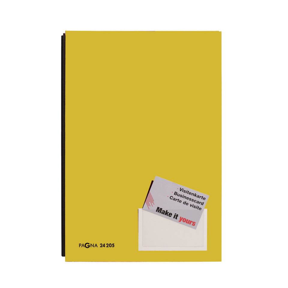 Unterschriftsmappe Color Pappe, 20-teilig, gelb PAGNA 24205-05 PAGNA 24205-05 Color Pappe