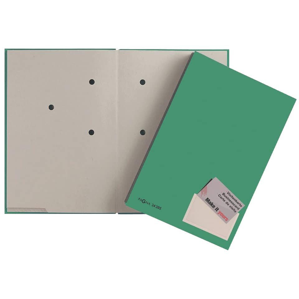 Unterschriftsmappe Color Pappe, 20-teilig, grün PAGNA 24205-03 PAGNA 24205-03 Color Pappe