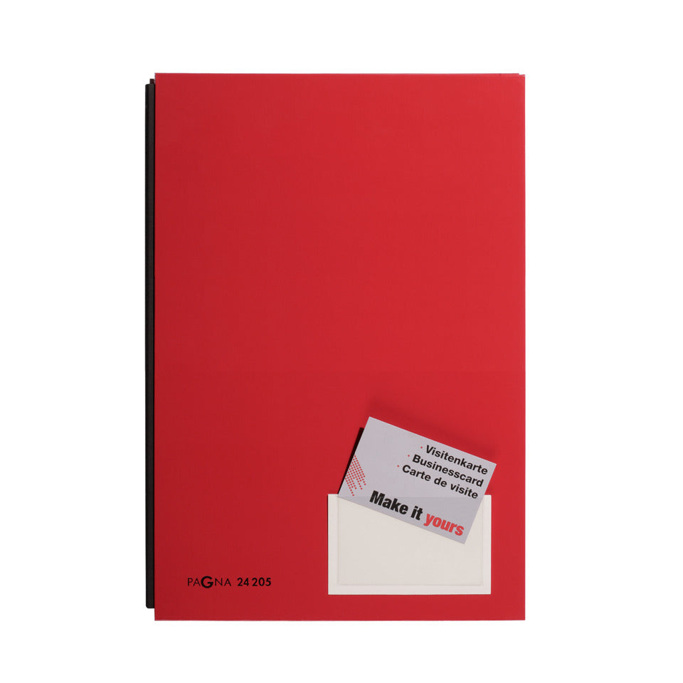 Unterschriftsmappe Color Pappe, 20-teilig, rot PAGNA 24205-01 PAGNA 24205-01 Color Pappe