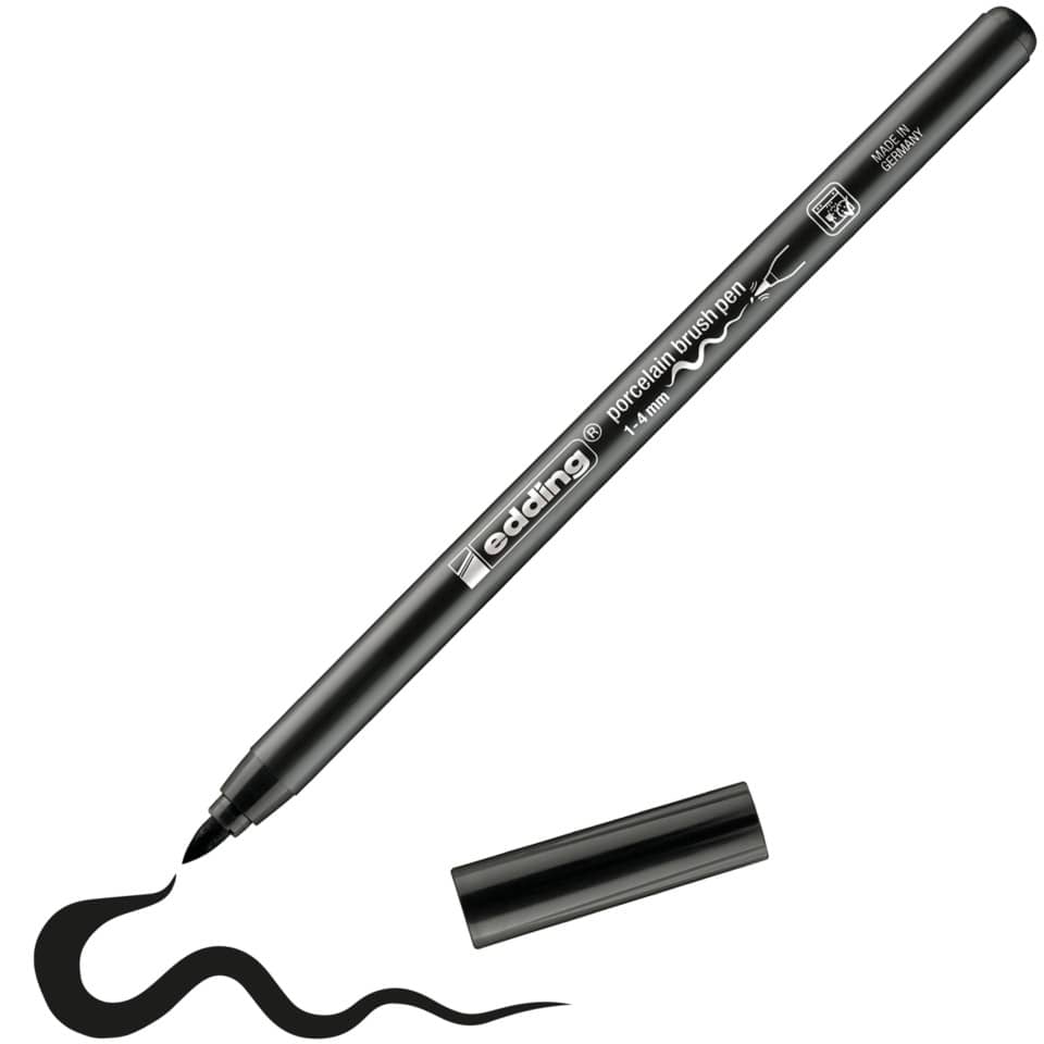 Porzellanmalstift 4200, 1-4mm, schwarz EDDING 4-4200001 EDDING 4200 001