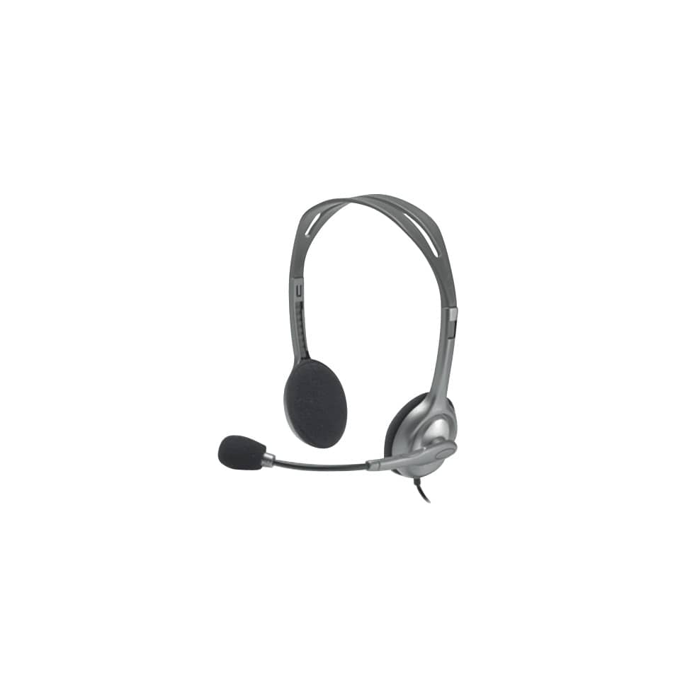 Headset H110, Stereo, 3,5mm Klinkenanschluss, kabelgebunden LOGITECH 981-000271 LOGITECH 981-000271 3,5mm
