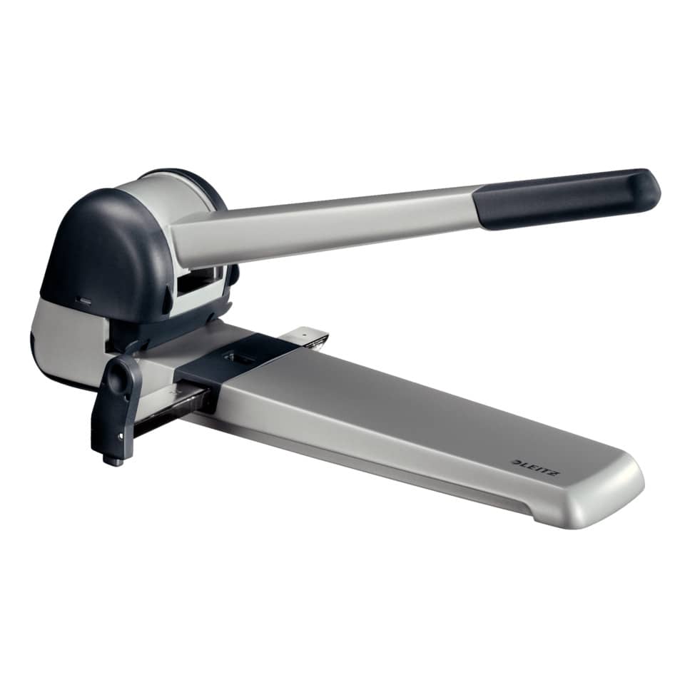 Superlocher, 250 Blatt, Anschlagschiene, Aluminium, silber LEITZ 5182-00-84
