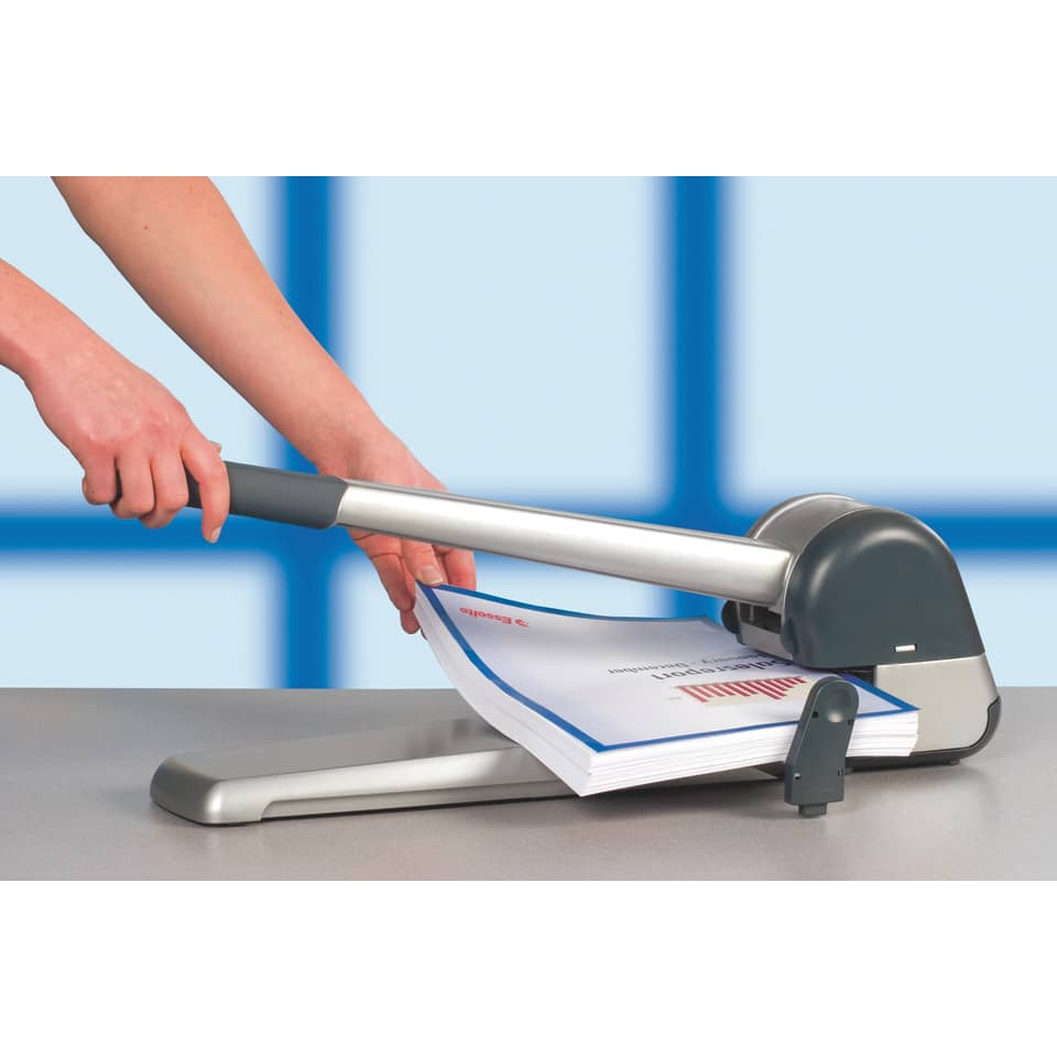 Superlocher, 250 Blatt, Anschlagschiene, Aluminium, silber LEITZ 5182-00-84