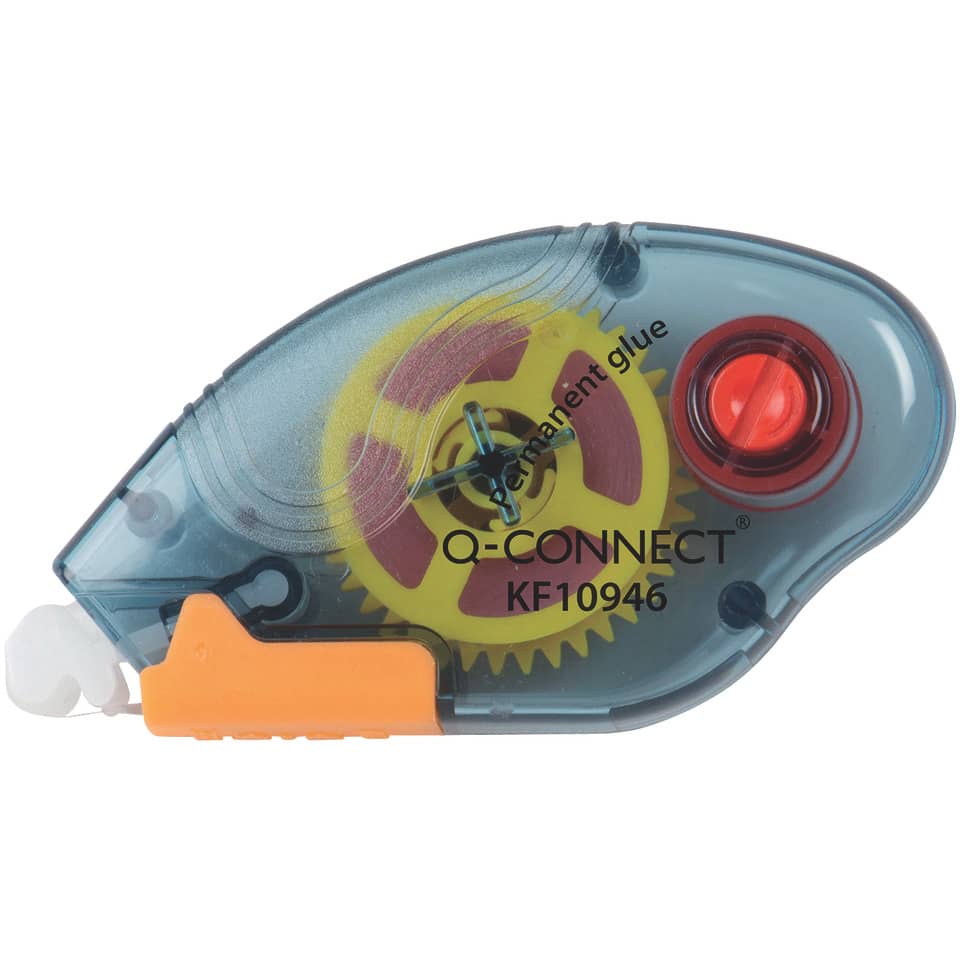 Kleberoller permanent, 6,5mmx8,5m, transparent blau Q-CONNECT KF10946 Q-CONNECT KF10946 6,5mmx8,5m