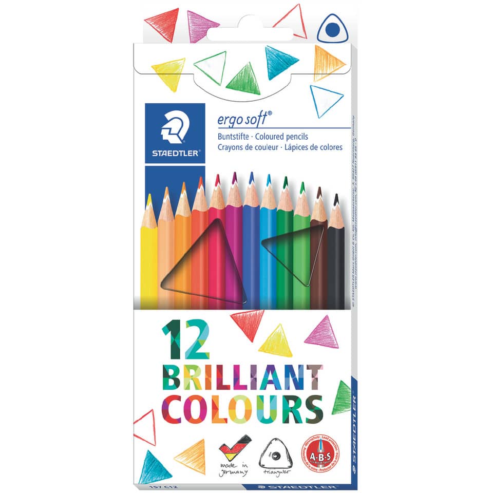 Farbstiftetui ergo soft®, 3mm, 12 Stück STAEDTLER 157 C12 STAEDTLER 157 C12 Ergosoft