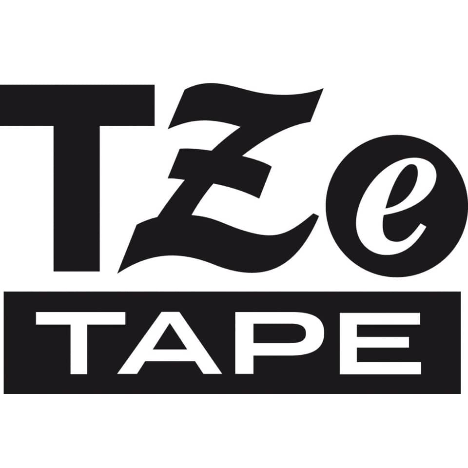 Schriftbandkassette, TZe-251CIV, 24 mm breit / 8 m lang, schwarz auf weiß, laminiert BROTHER TZE251CIV BROTHER TZE251CIV 24mm 8m