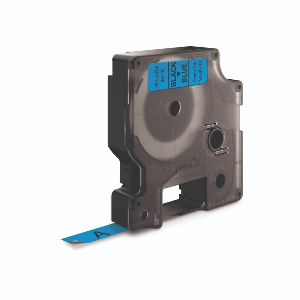 Schriftband, 9mmx7m, schwarz/blau DYMO S0720710 DYMO S0720710 9mm 7m