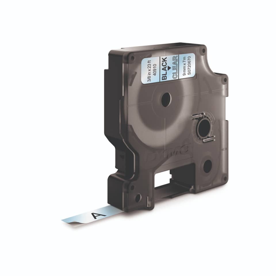 Schriftband, 9mmx7m, schwarz/transparent DYMO S0720670 DYMO S0720670 40910