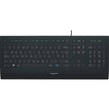 Tastatur K280e, Deutsch, kabelgebunden, USB Business, schwarz LOGITECH 920-008669