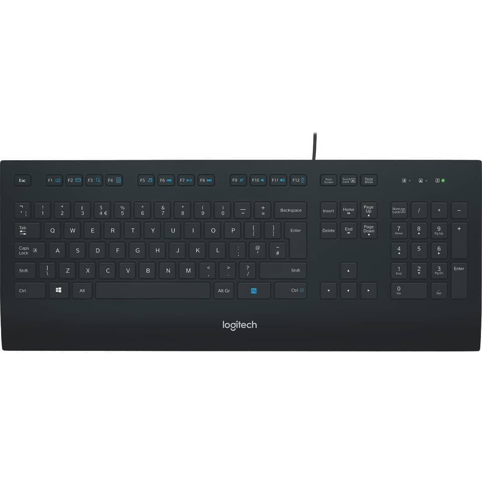 Tastatur K280e, Deutsch, kabelgebunden, USB Business, schwarz LOGITECH 920-008669