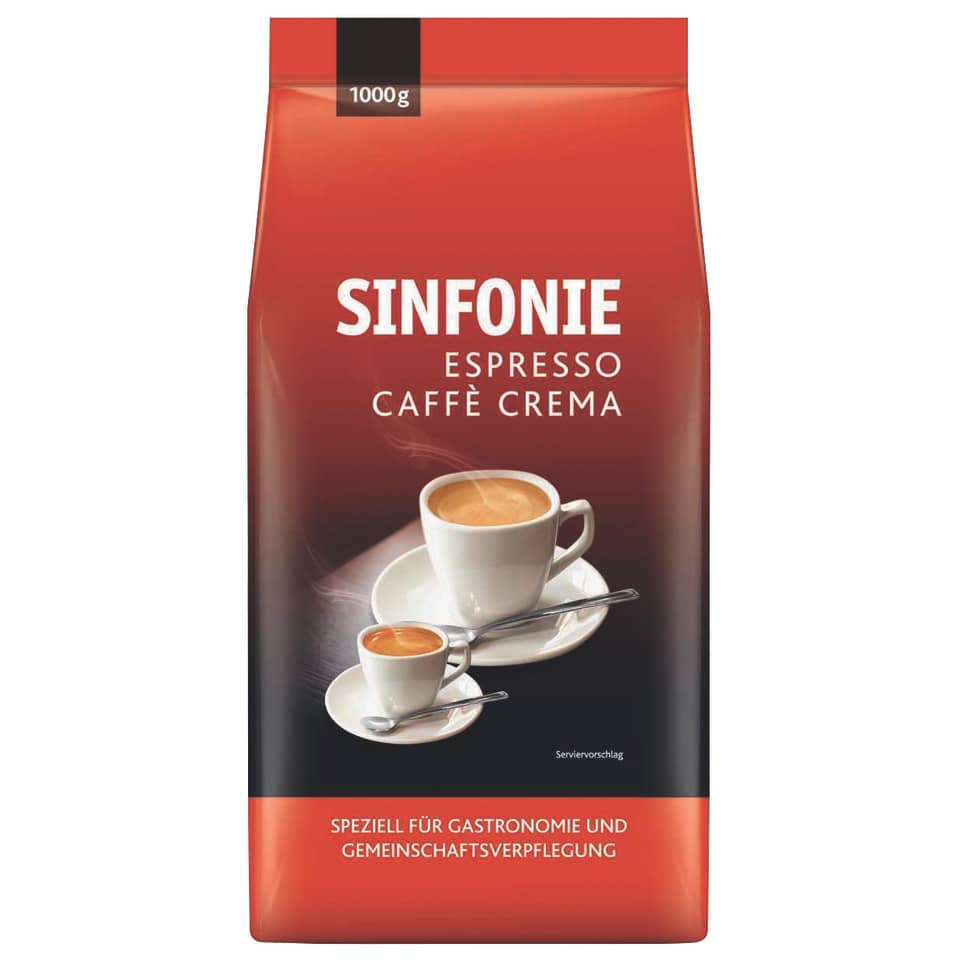 Kaffee SINFONIE Espresso Caffè Crema ganze Bohnen, 1 kg JACOBS 4019141