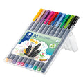 Feinschreiber triplus® fineliner, ca. 0,3 mm, STAEDTLER Box mit 10 Farben STAEDTLER 334 SB10 STAEDTLER 334 SB10    0,3mm