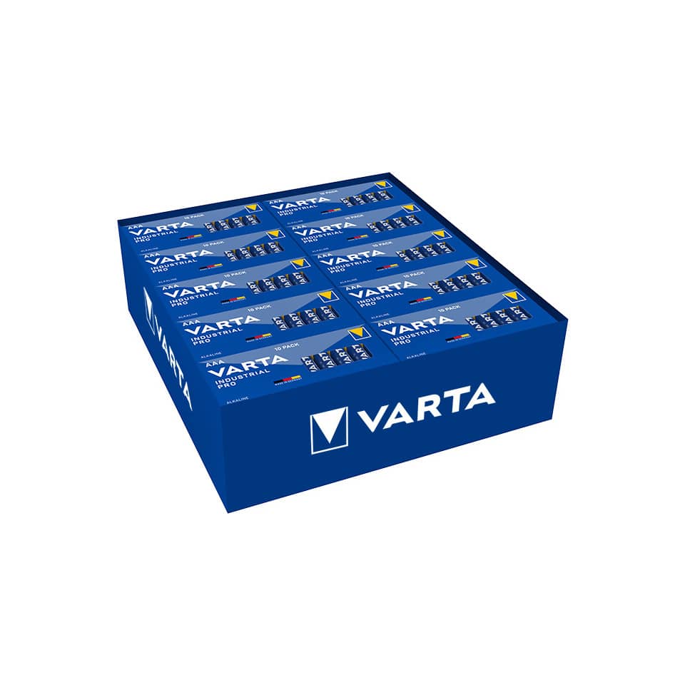 Batterie Alkali-Mangan Industrial Pro, LR03/AAA/Micro, 1 Stück VARTA 04003211111