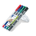 Overheadstift Lumocolor® duo, nachfüllbar, STAEDTLER Box mit 4 Farben STAEDTLER 348 WP4 LUMOCOLOR 348 WP4 perman