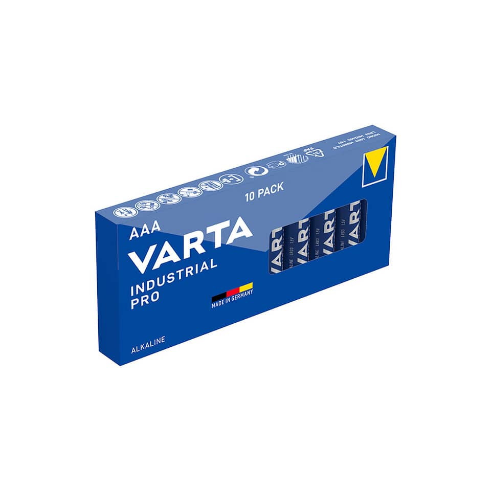 Batterie Alkali-Mangan Industrial Pro, LR03/AAA/Micro, 1 Stück VARTA 04003211111
