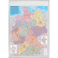 Kartentafel PLZ Deutschland pinnbar, 1:760.000, 980 x 1380 mm FRANKEN KA445P FRANKEN KA445P 98x138cm pinnbar