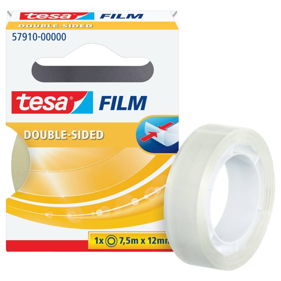 Klebefilm tesafilm® doppelseitig, 7,5mx12mm TESA 57910-00000-02 TESA 57910-00000-02 doppelseitig kl