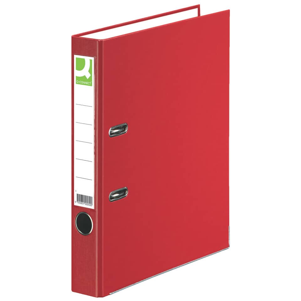 Ordner, A4, 50mm, PP, rot Q-CONNECT KF18738 Q-CONNECT KF18738/15063394000