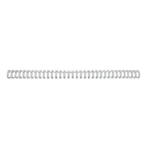 Drahtbinderücken - A4, Nr.5, 8 mm/70 Blatt, 100 Stück, silber