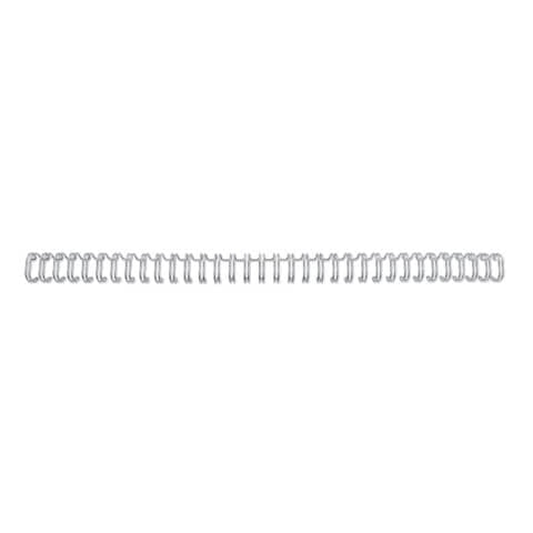 Drahtbinderücken - A4, Nr.4, 6 mm/55 Blatt, 100 Stück, silber