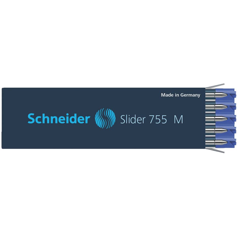 Kugelschreibermine Slider 755, dokumentenecht, M, blau SCHNEIDER 50-175603 SCHNEIDER 175603 Slider