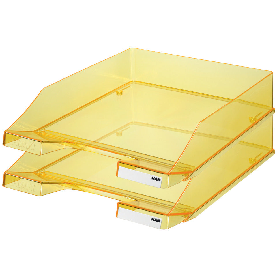 Briefablage KLASSIK transparent A4/C4 gelb HAN 1026-X-25D 1026X-25