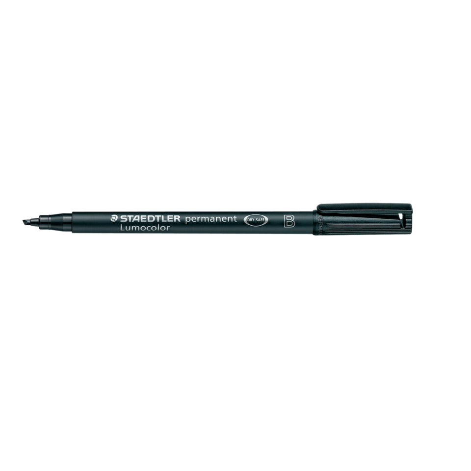 Folienstift Lumocolor® permanent, ca. 1.0 mm oder 2.5 mm, schwarz STAEDTLER 314-9 STAEDTLER 314-9 permanent