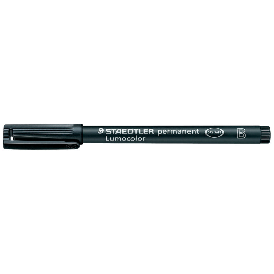 Folienstift Lumocolor® permanent, ca. 1.0 mm oder 2.5 mm, schwarz STAEDTLER 314-9 STAEDTLER 314-9 permanent