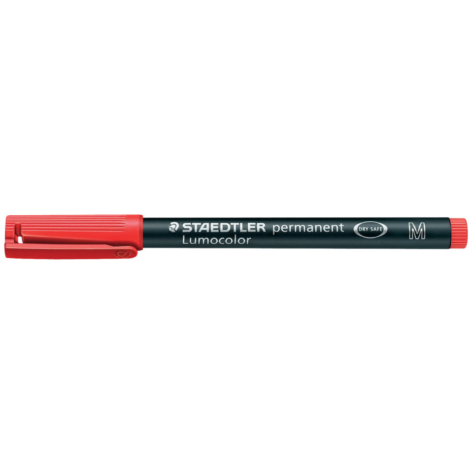 Folienstift Lumocolor® permanent, ca. 1.0 mm, rot STAEDTLER 317-2 STAEDTLER 317-2 permanent
