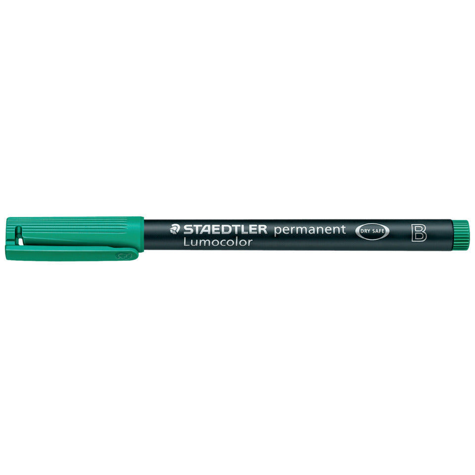 Folienstift Lumocolor® permanent, ca. 1.0 mm oder 2.5 mm, grün STAEDTLER 314-5 STAEDTLER 314-5 permanent