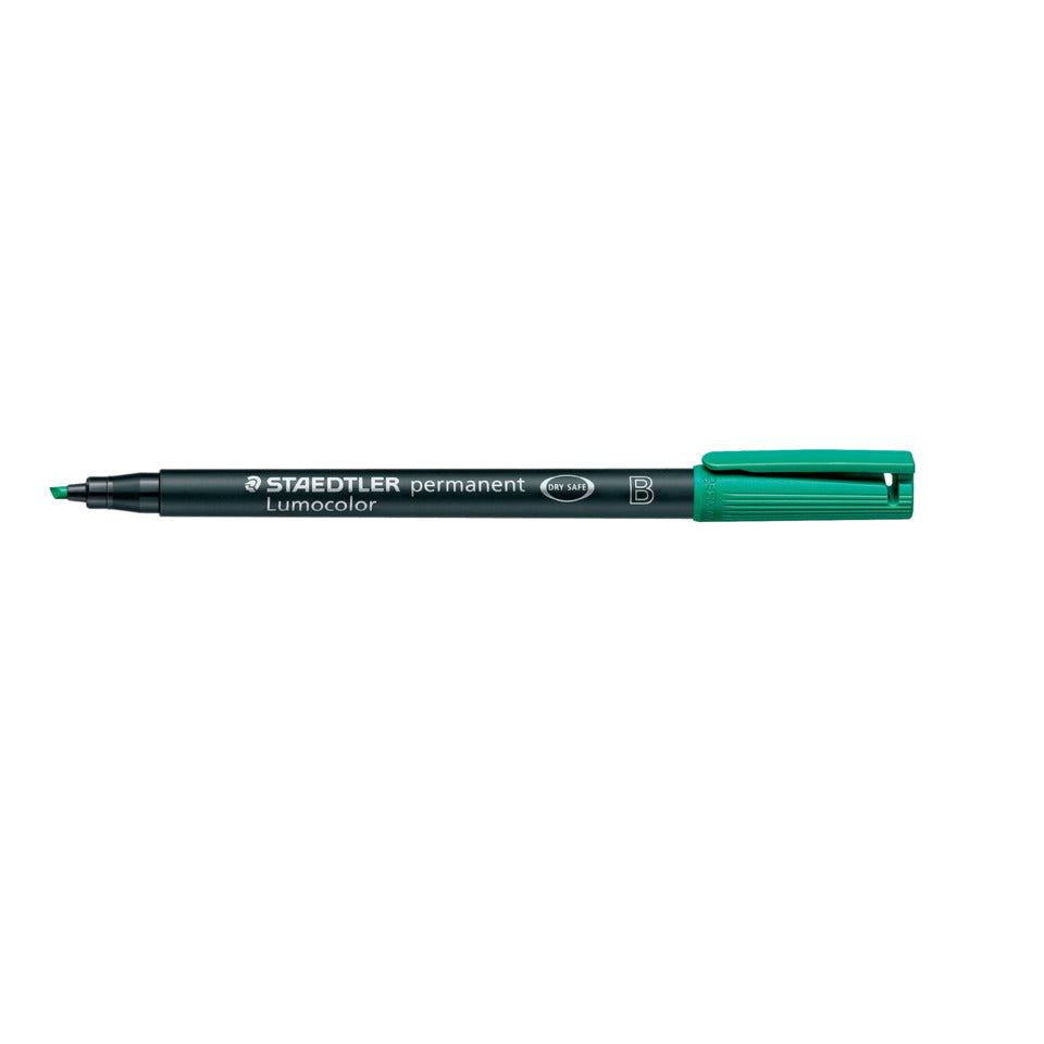 Folienstift Lumocolor® permanent, ca. 1.0 mm oder 2.5 mm, grün STAEDTLER 314-5 STAEDTLER 314-5 permanent