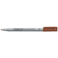 Folienstift Lumocolor® non-permanent, ca. 1.0 mm oder 2.5 mm, braun STAEDTLER 312-7 STAEDTLER 312-7 nonperm.