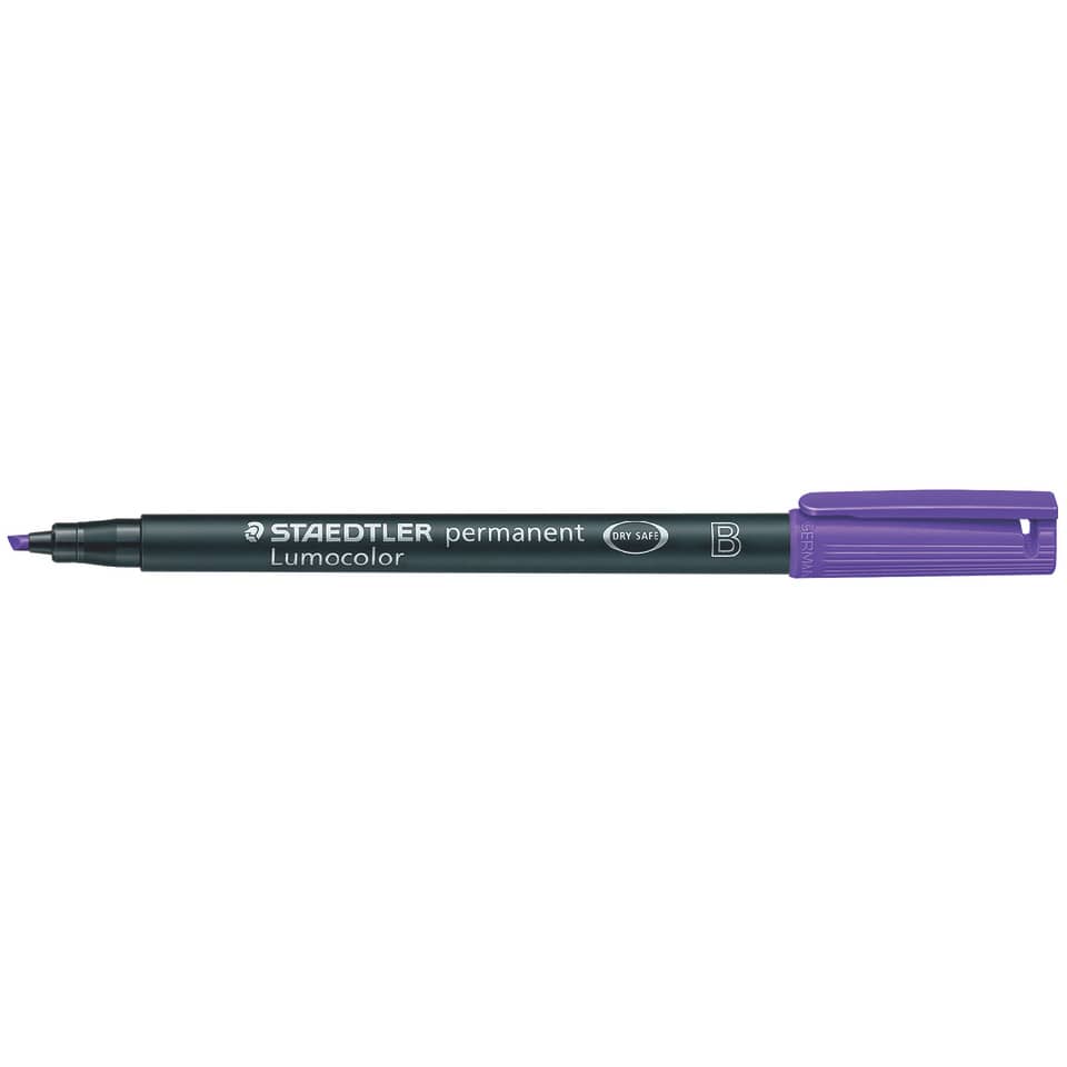 Folienstift Lumocolor® permanent, ca. 1.0 mm oder 2.5 mm, violett STAEDTLER 314-6 STAEDTLER 314-6 permanent