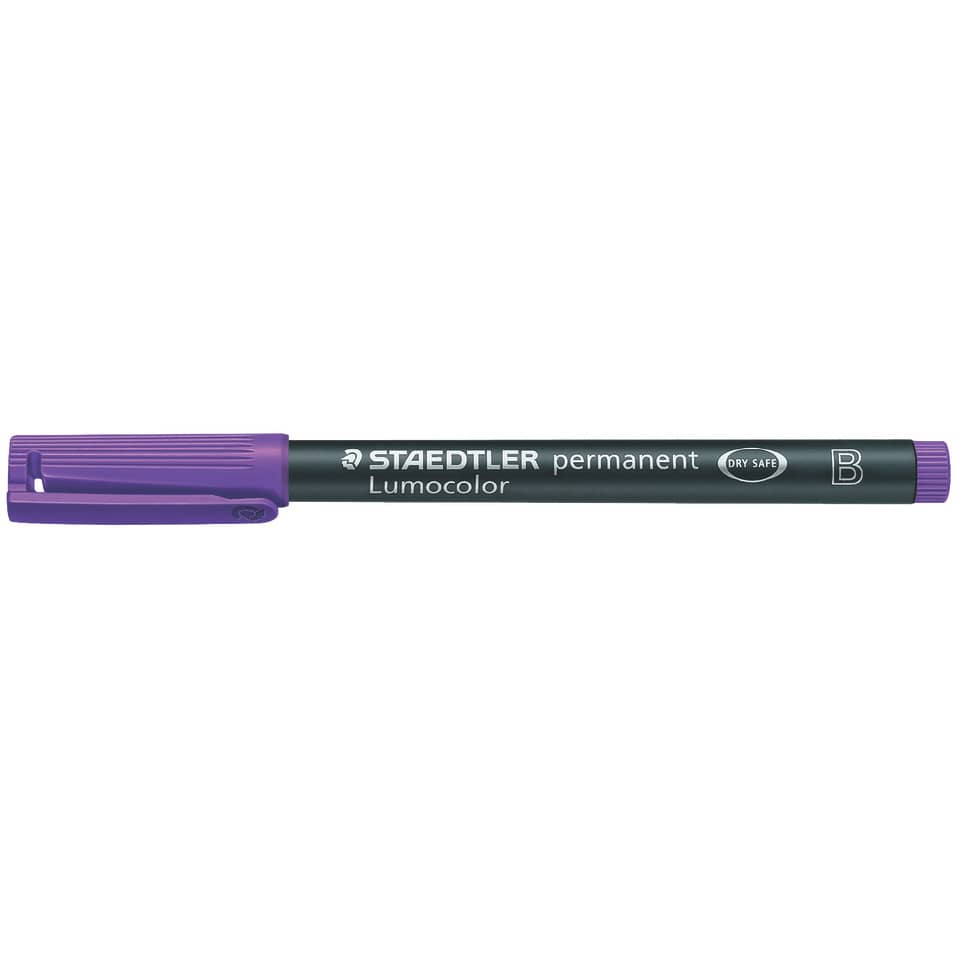 Folienstift Lumocolor® permanent, ca. 1.0 mm oder 2.5 mm, violett STAEDTLER 314-6 STAEDTLER 314-6 permanent