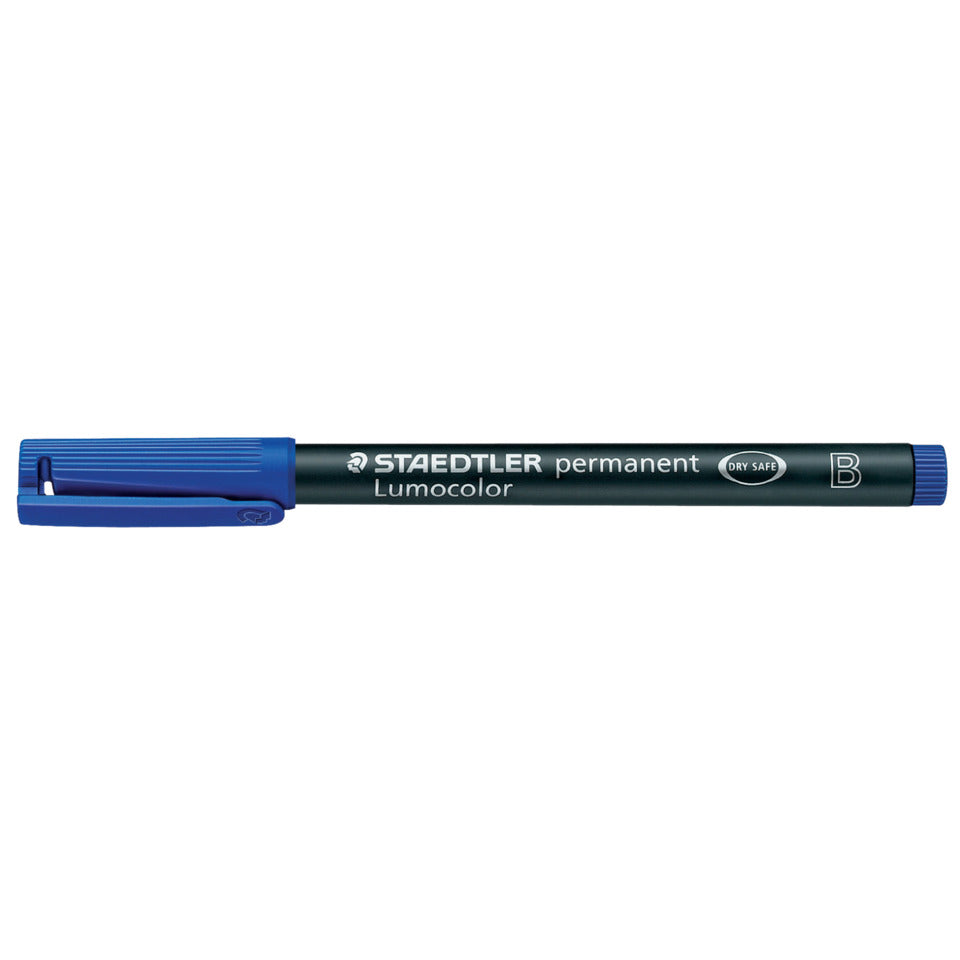 Folienstift Lumocolor® permanent, ca. 1.0 mm oder 2.5 mm, blau STAEDTLER 314-3 STAEDTLER 314-3 permanent