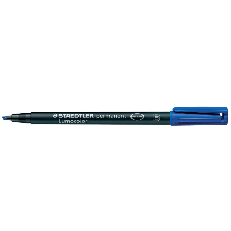 Folienstift Lumocolor® permanent, ca. 1.0 mm oder 2.5 mm, blau STAEDTLER 314-3 STAEDTLER 314-3 permanent