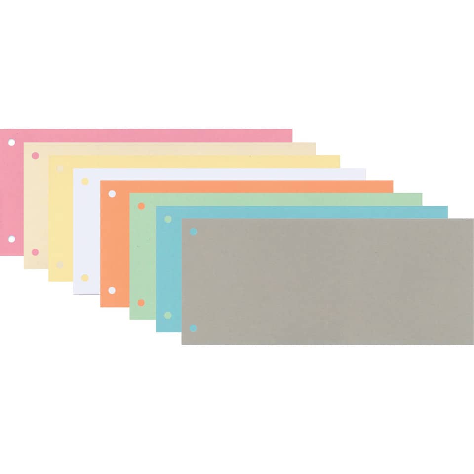 Trennstreifen, 10,5x24cm, 100 Stück, gelb Q-CONNECT KF00516 Q-CONNECT KF00516/505-02