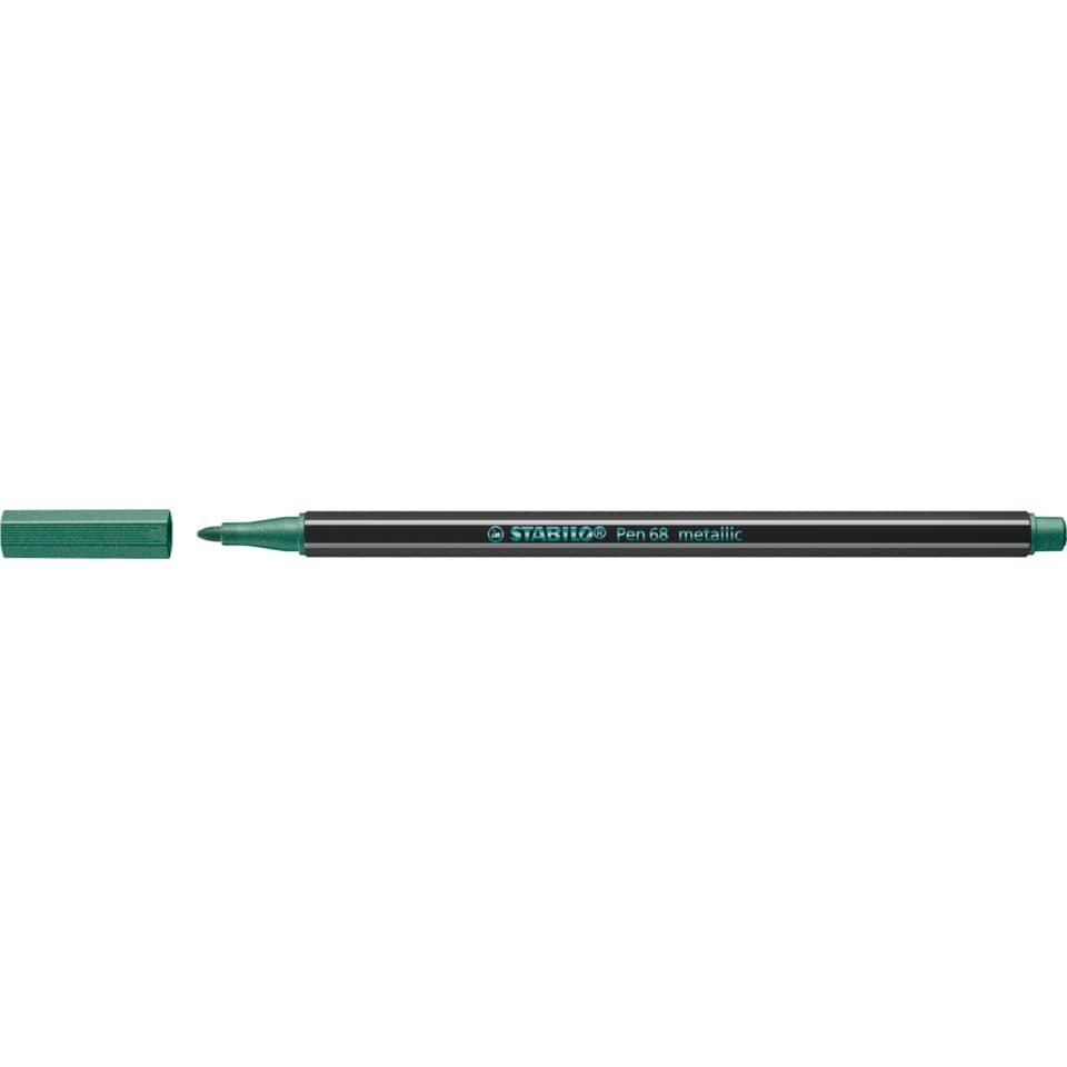 Fasermaler Pen 68, 1mm, metallic grün STABILO 68/836