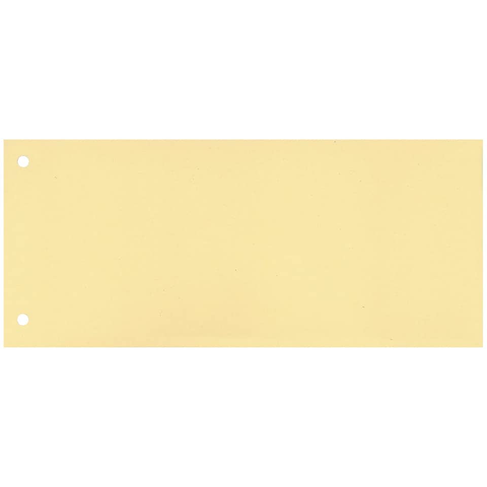 Trennstreifen, 10,5x24cm, 100 Stück, gelb Q-CONNECT KF00516 Q-CONNECT KF00516/505-02
