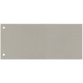 Trennstreifen, 10,5x24cm, 100 Stück, grau Q-CONNECT KF00513 Q-CONNECT KF00513 /505-09
