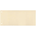 Trennstreifen, 10,5x24cm, 100 Stück, chamois Q-CONNECT KF00514 Q-CONNECT KF00514 /505-11