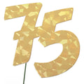 Jubiläumszahl 75, gold  2513975