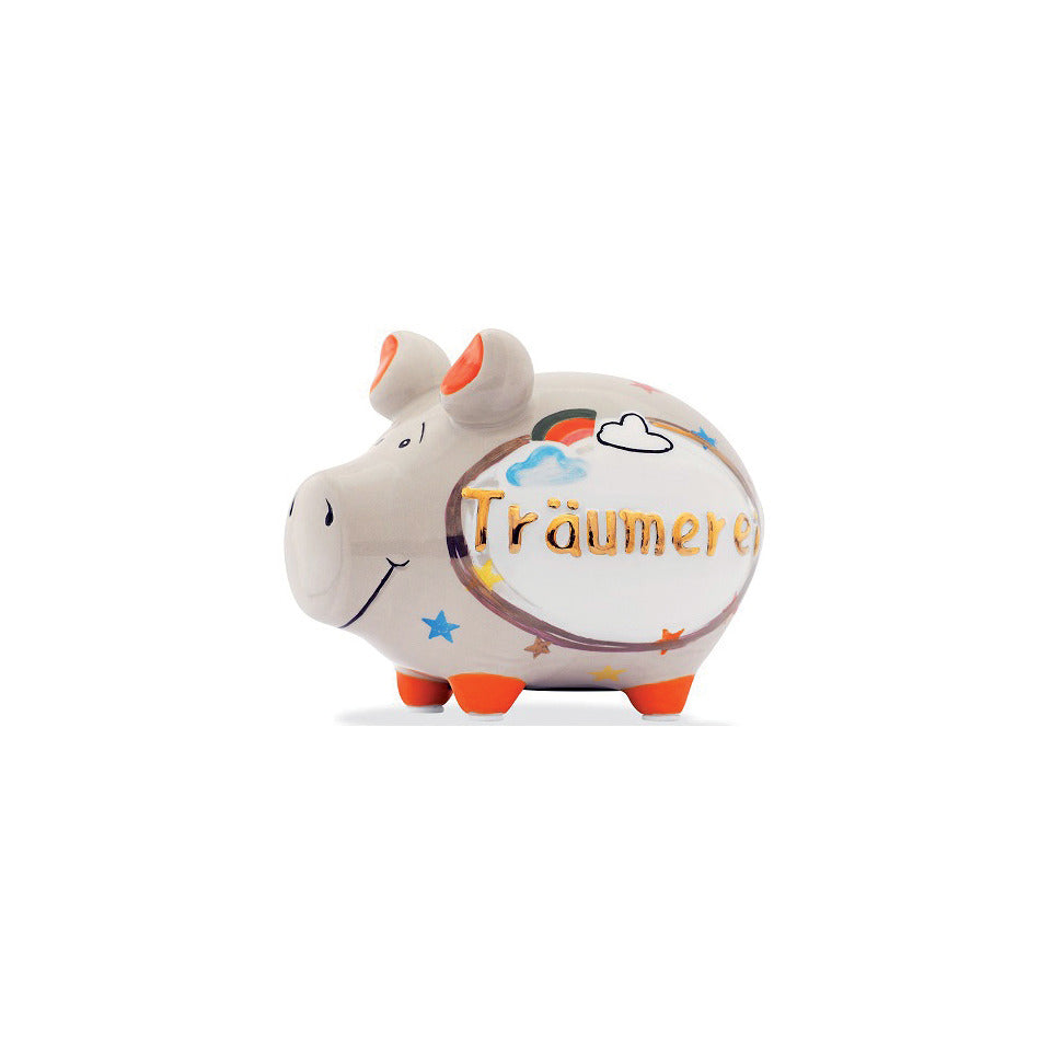 Sparschwein klein Gold Edition "Träumerei", 12,5 x 9 x 9 cm, Keramik KCG 10028988 KCG 101656/10028988 Träumerei