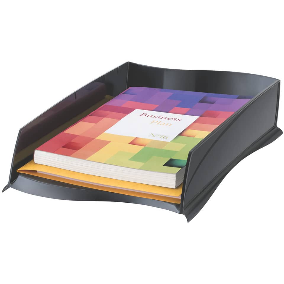 Briefkorb A4 Ellypse 300 schwarz CEP 1003000161