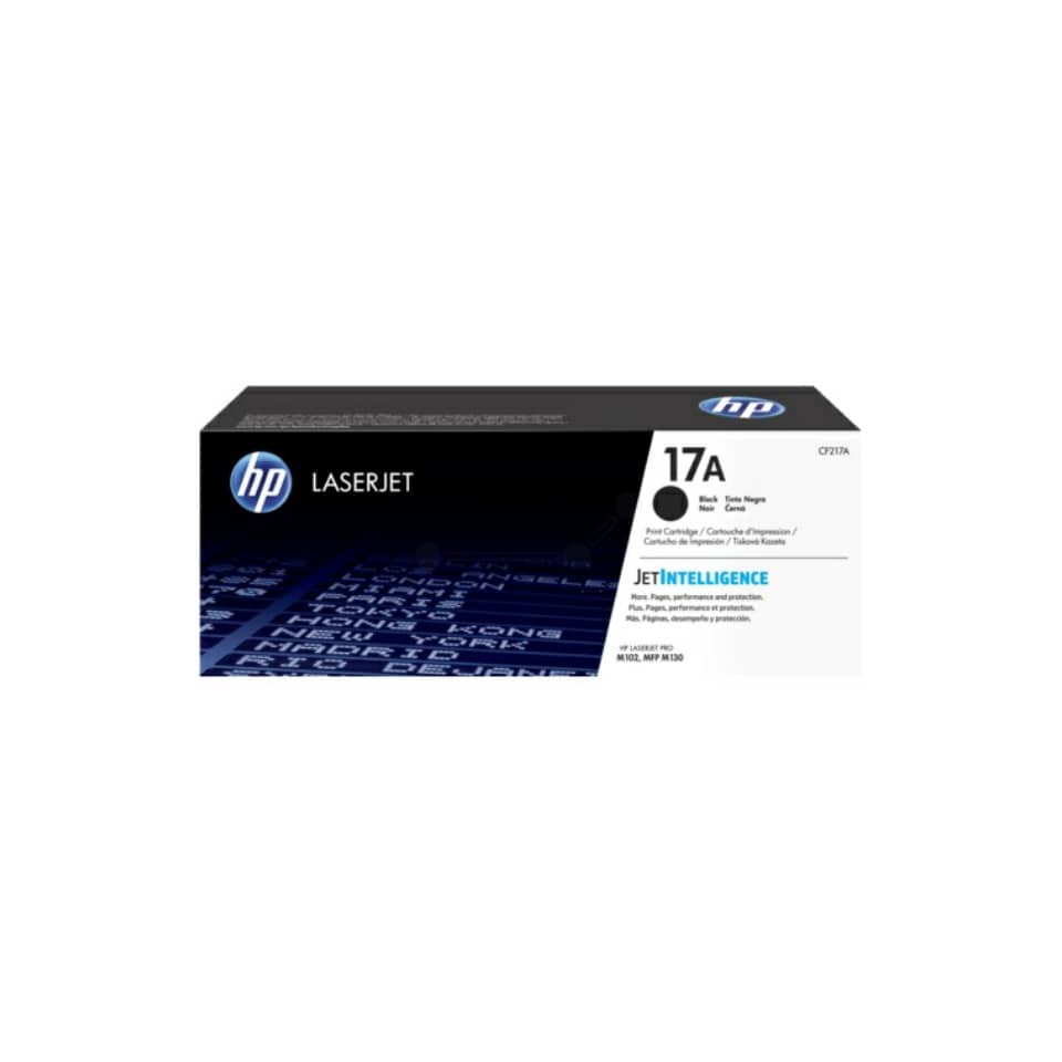 Lasertoner Nr. 17A, 1.600 Seiten, schwarz HP CF217A