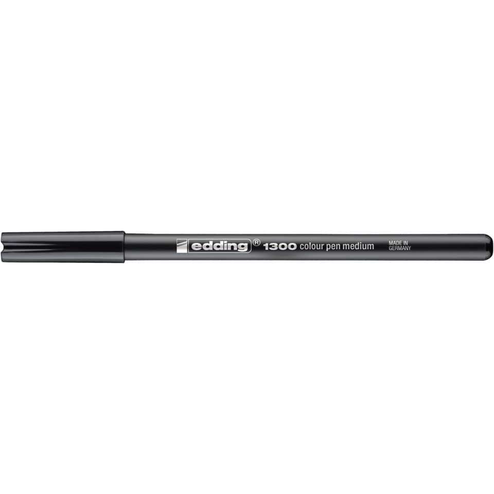 Faserschreiber 1300, 2mm, Rundspitze, schwarz EDDING 41300001 EDDING 1300-1