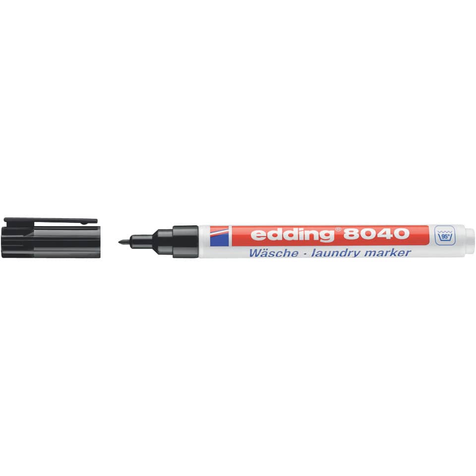 Wäschemarker 8040, 1mm, schwarz EDDING 48040001 EDDING 8040 001