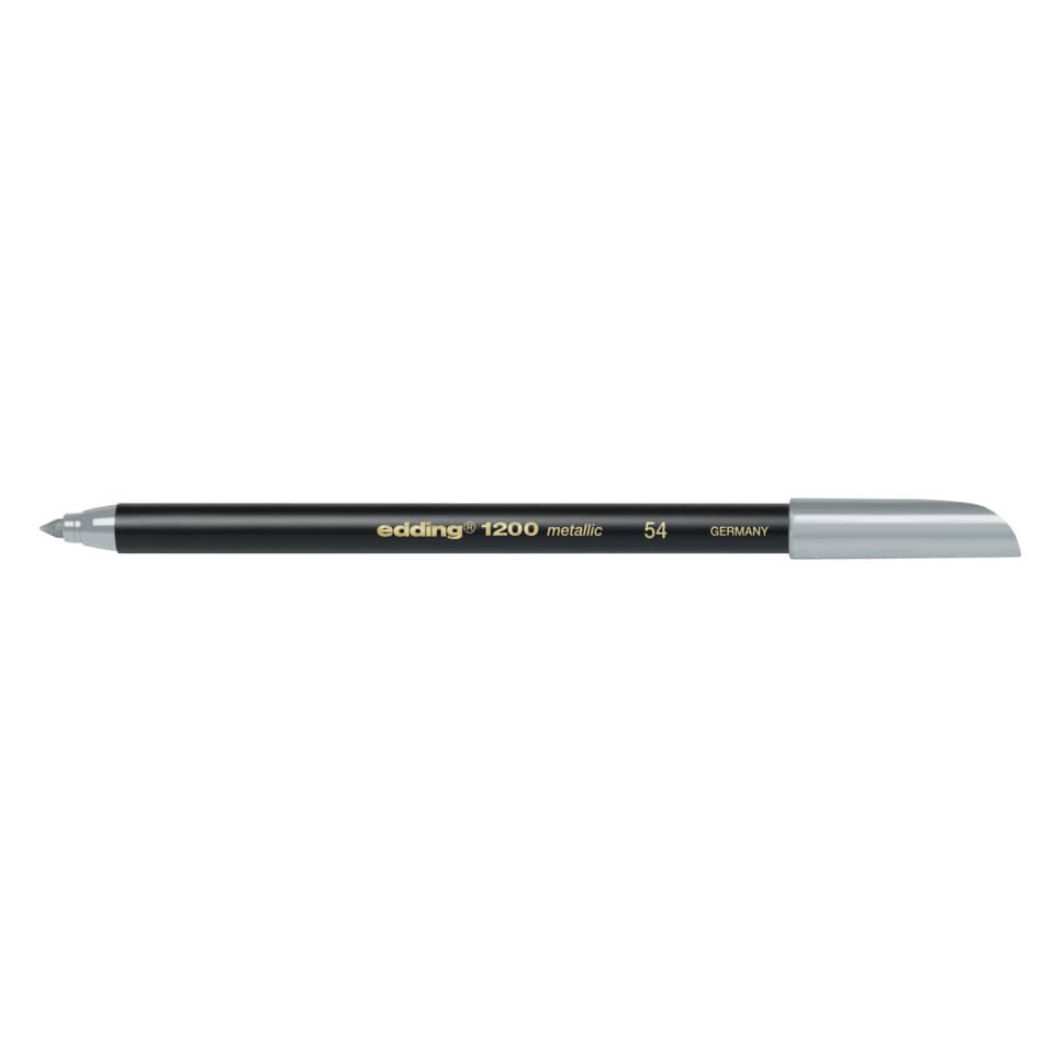 Faserschreiber 1200, 1-3mm, Rundspitze, silber-metallic EDDING 41200054 EDDING 4-1200054