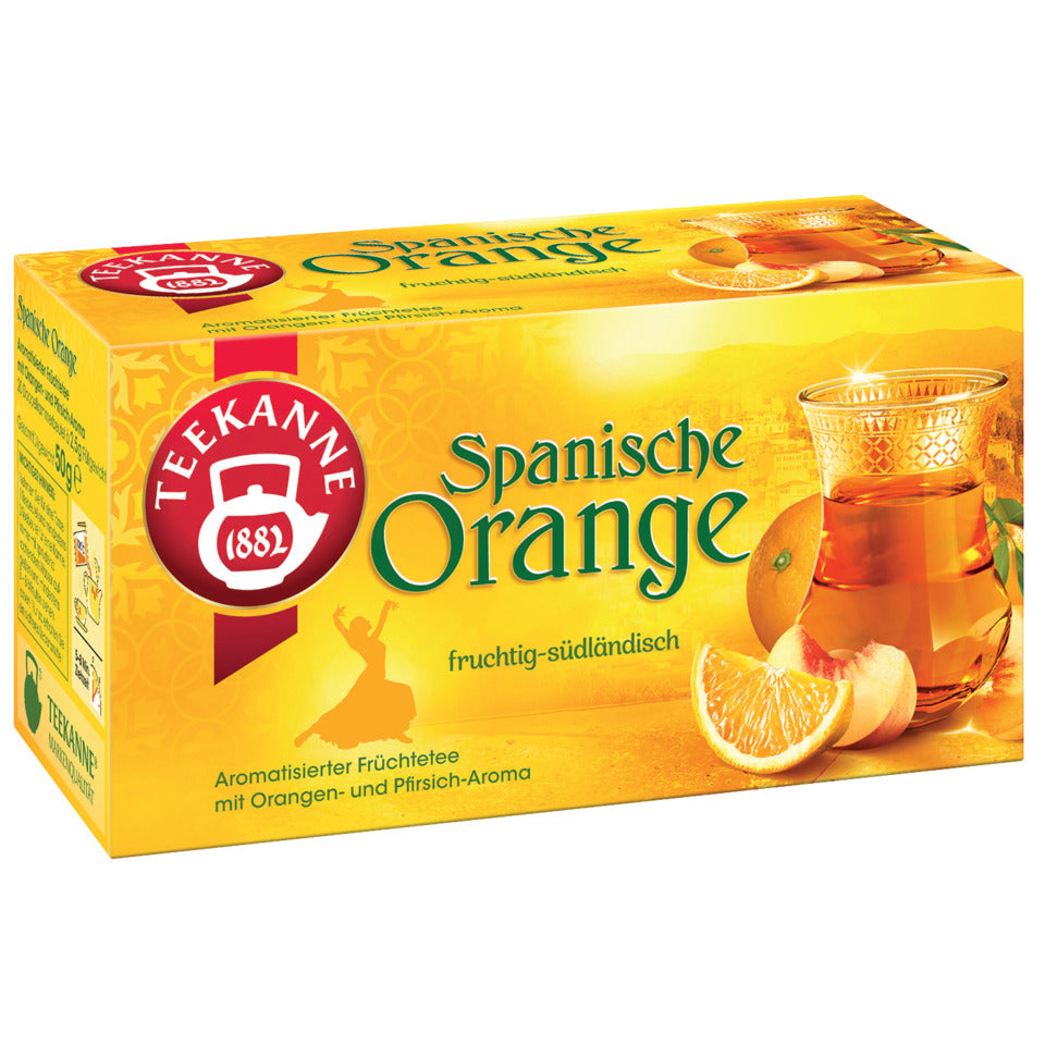 Ländertee Spanische Orange, 20 Beutel x 2,5 g TEEKANNE 4009300009863